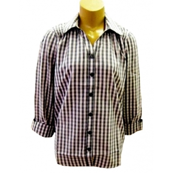 3/4 SLEEVE BLOUSE IN 100% COTTON -- £1.99 per item - 4 pack