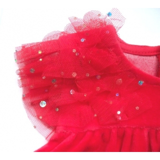 Minnie Velour Dress With Bows -- £7.99 per item - 4 pack