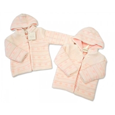 Nursery Time - Knitted Baby Girls Pram Coat with hood - 615 -- £9.99 per item - 3 pack