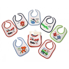 Nursery Time Baby Boys  DAYS OF THE WEEK 7 PACK OF BIBS -  price £2.50 for 7 pack -- £ 2.50 - 6x7 packs