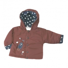 Nursery Time - Baby boys Coat ' ROCKET' in RED --  £7.99 per item - 3 pack