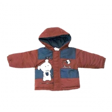 Nursery Time - Baby boys Coat 'MY BALL'  IN DARK RED --  £6.99 per item - 3 pack