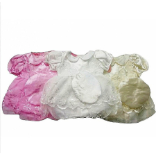 3 PC Special Occasion Dress set in Pink, white & cream - ref: 3635 --  £3.99 per item - 6 pack