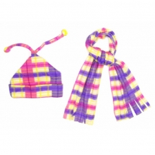 hat & scarf set in 2 designs -- £0.60 per item - 6 pack