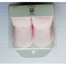 Baby Booties In Pink -- £0.70 per item - 12 pack