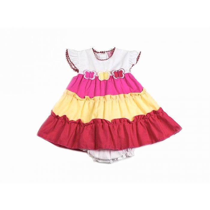 Sweet Elegence Baby Dress & Panties With Butterfly Applique -- £5.99 per item - 3 pack