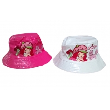 Strawberry Shortcake cotton Lined PVC Rain Hat -- £1.99 per item - 8 pack