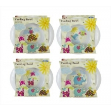 First Steps Patchwork Friends design feeeding bowl  -- Item price £1.50  - 6 pack