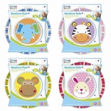 First Steps jungle pals mealtime plate -  Item price £1.50  - 4 pack