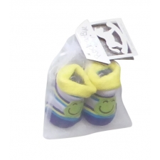 Rock A Bye Baby Socks In A Mesh Bag - Froggie -- £0.99 per item - Pack Quantity -  6 Pack