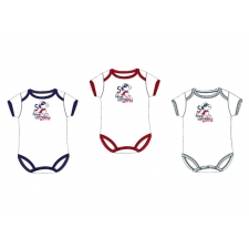 SNOOPY SHORT SLEEVE BODY SUIT IN  3 COLOURS -- £1.99 per item - 15 pack
