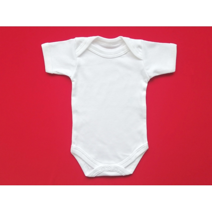 Short Sleeve blank Body suit '12 PACK 12-18 MONTHS '  - Made in the UK -- £1.50 per item - 12 pack