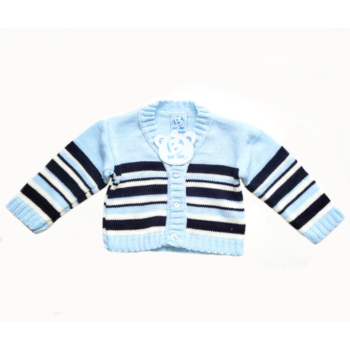 ZIP ZAP - Baby Boys Cardigan Stripy -- £3.99 per item - 4 pack