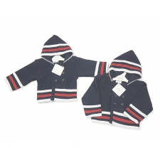 Nursery Time - Baby Boys Knitted Pram Coat -  601 --  £7.99 per item - 3 pack